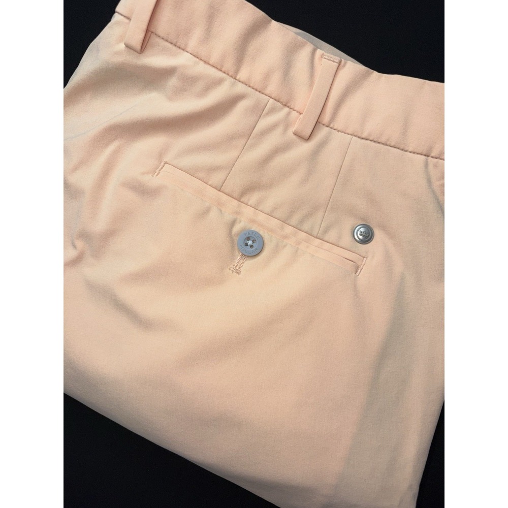 Peter Millar Crown Crafted Mens 40x8.5 Golf Hiking Shorts Pants Peach